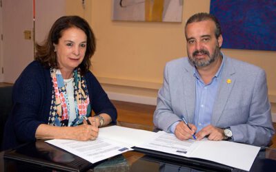 Firma del convenio ULPGC y ACAMECO